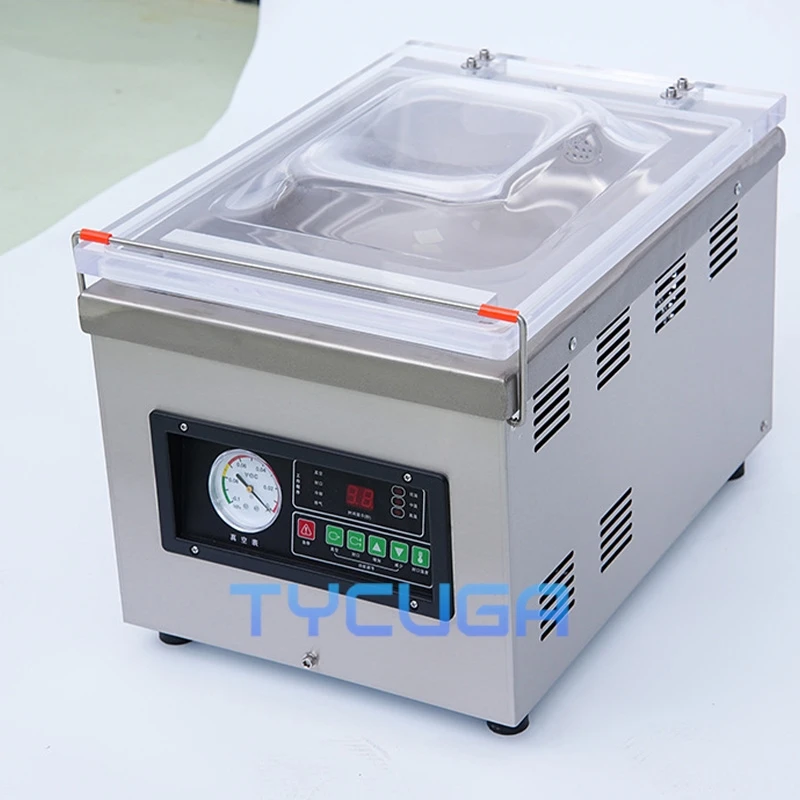 

﻿﻿Commercial Desktop Vacuum Sealer Dry/ Wet Food Preservation Stainless Steel Single Chamber Packaging For Fruits Meat Snacks﻿﻿﻿