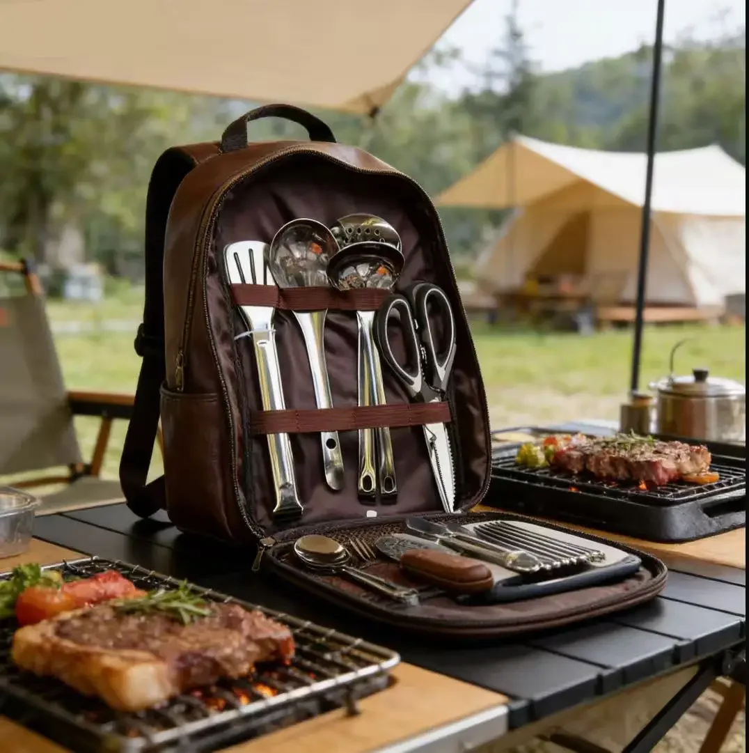 

Многофункциональный портативный набор походной посуды, тепло уюта приготовления пищи на природе