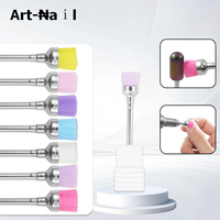 7 Pcs Nail Drill Cleaning Brush Set, Nail Dust Removal Cleaning Tool, Electric Nail File Milling Cutter Manicure Tool
