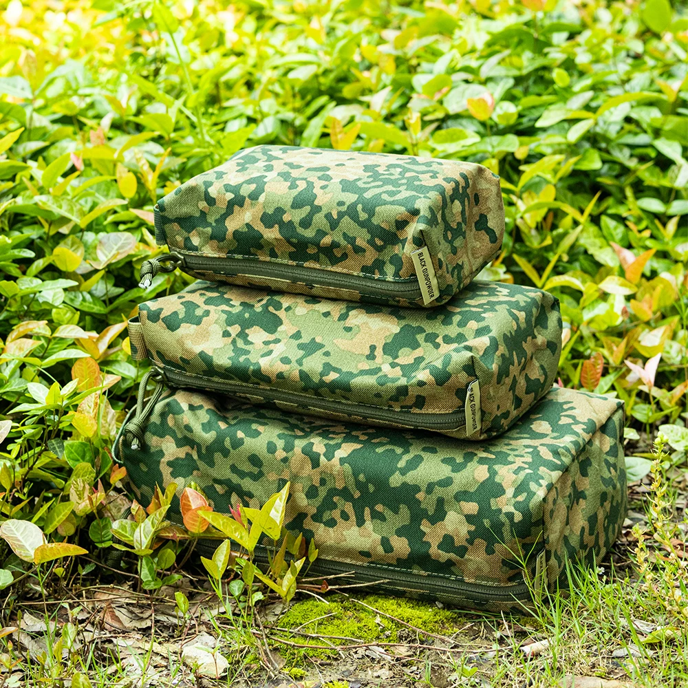 Dutch NFP Tactical Pouch Set – EDC- und Wander-Taschen, Army Camo, 3 Größen zur Aufbewahrung – Detail 1
