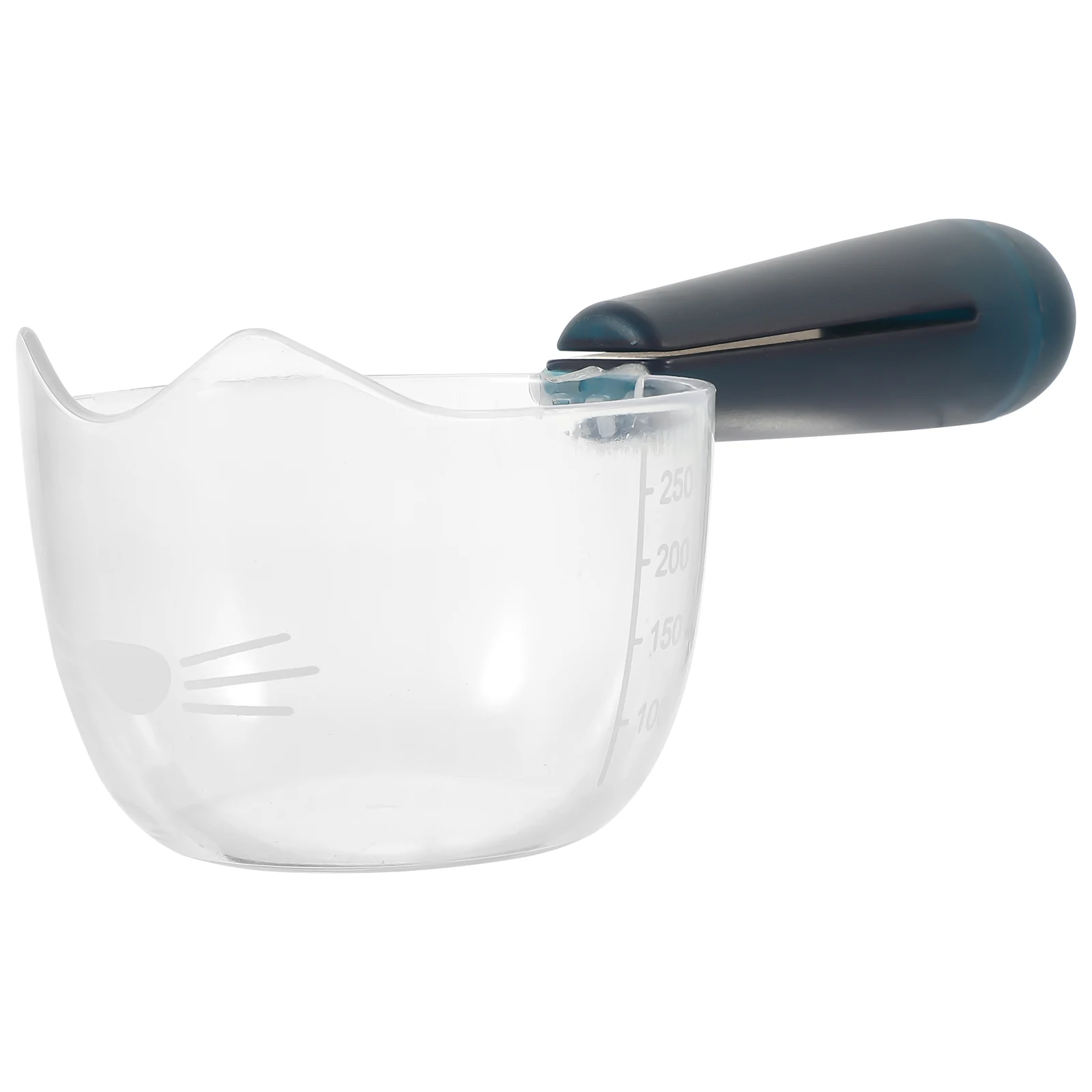 

Wet Food Scoop Bag Clip Transparent Measuring Cup Blue Pet Dog Cat Spoon Feeding Storage Multi Functional Portable Reusable Pet