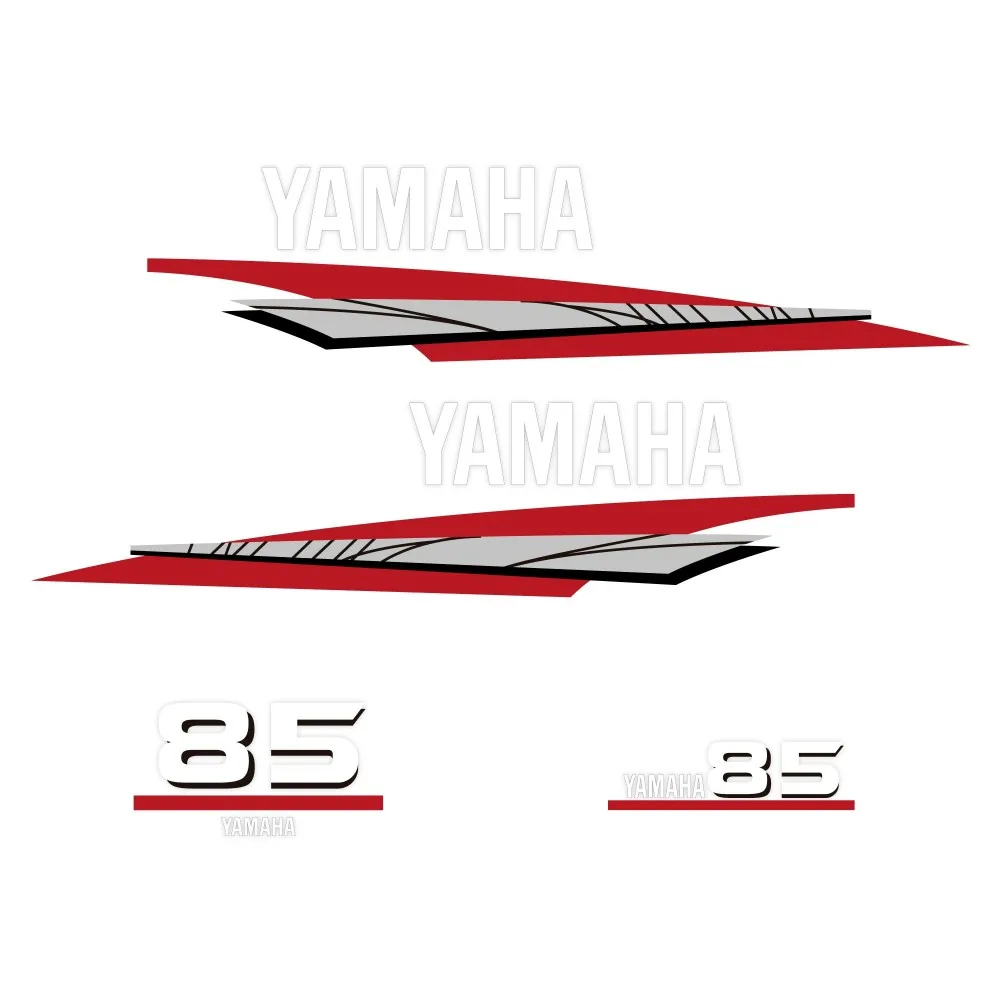 Outboard motor compatible sticker kit YAMAHA 85 Boat compatible stickers  Navigation Boats