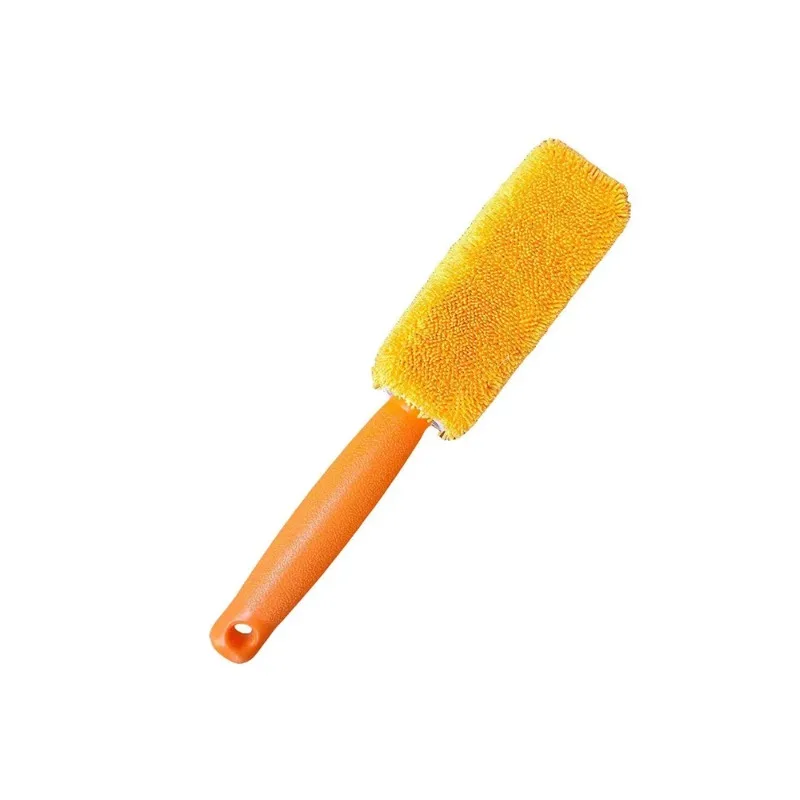 

Car Wheel Wash Brush Portable Microfiber Tire Rim with Plastic Handle Auto Trunk Motorcycle Detailing Cleaning Accessories Tool