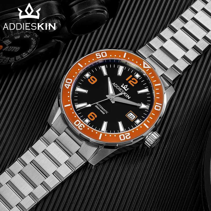 

AddiesKin Automatic Mechanical Watch BGW9 Super Luminous 20 Bar Diver Waterproof Japan 9015 Movement Sapphire Glass Watches male