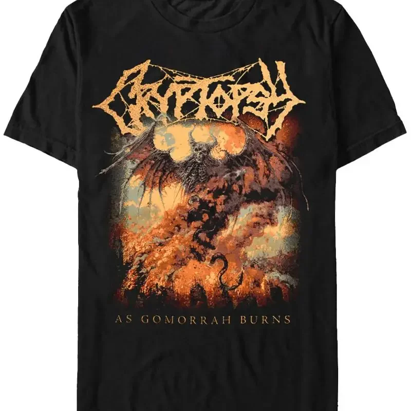 Cryptopsy Band Music For Lovers Black T Shirt Cotton Full Size 7D1661