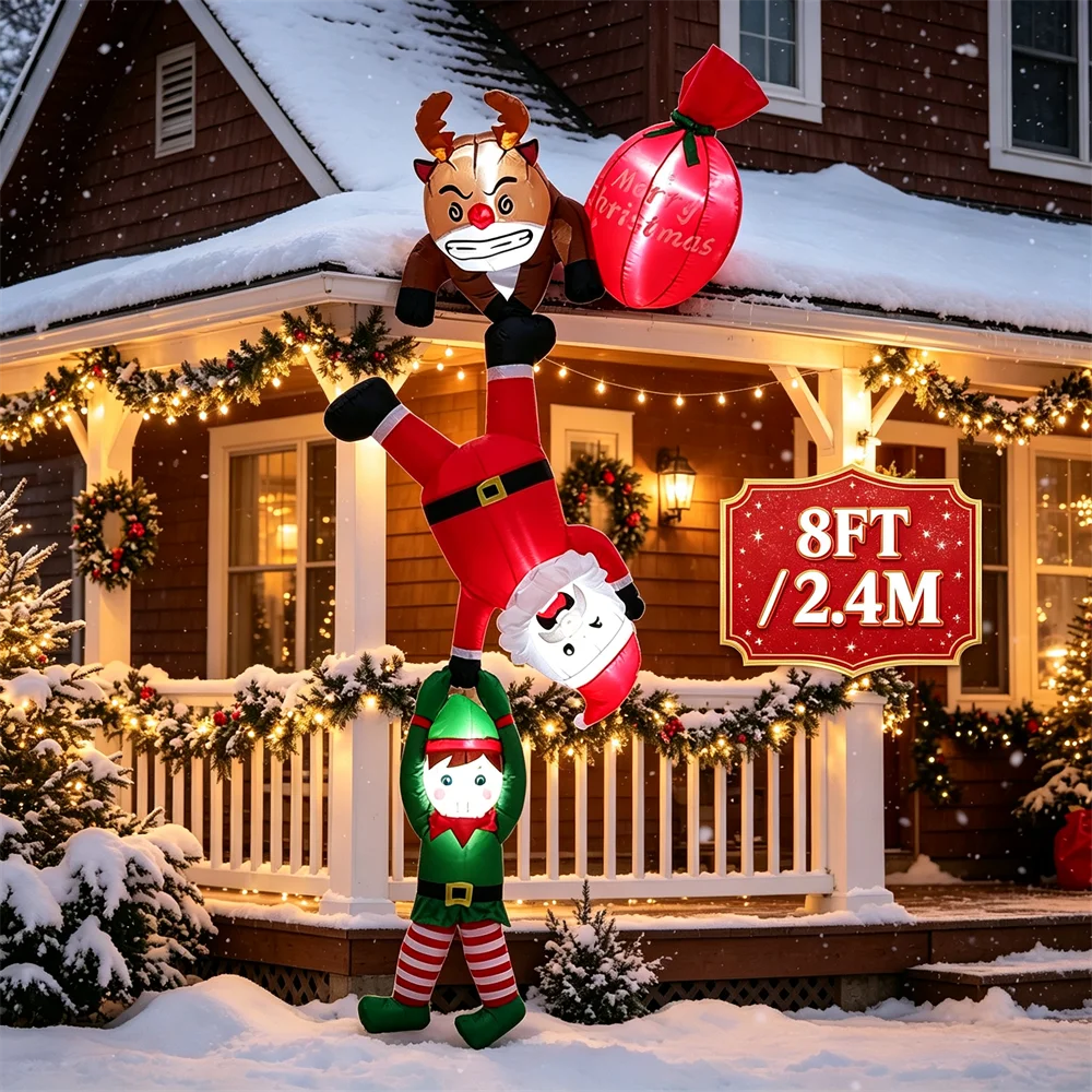 8ft-christmas-inflatable-outdoor-diy-decoration-lighted-climbing-santa-claus-reindeer-elf-xmas-gutter-roof-hanging-wall-decor