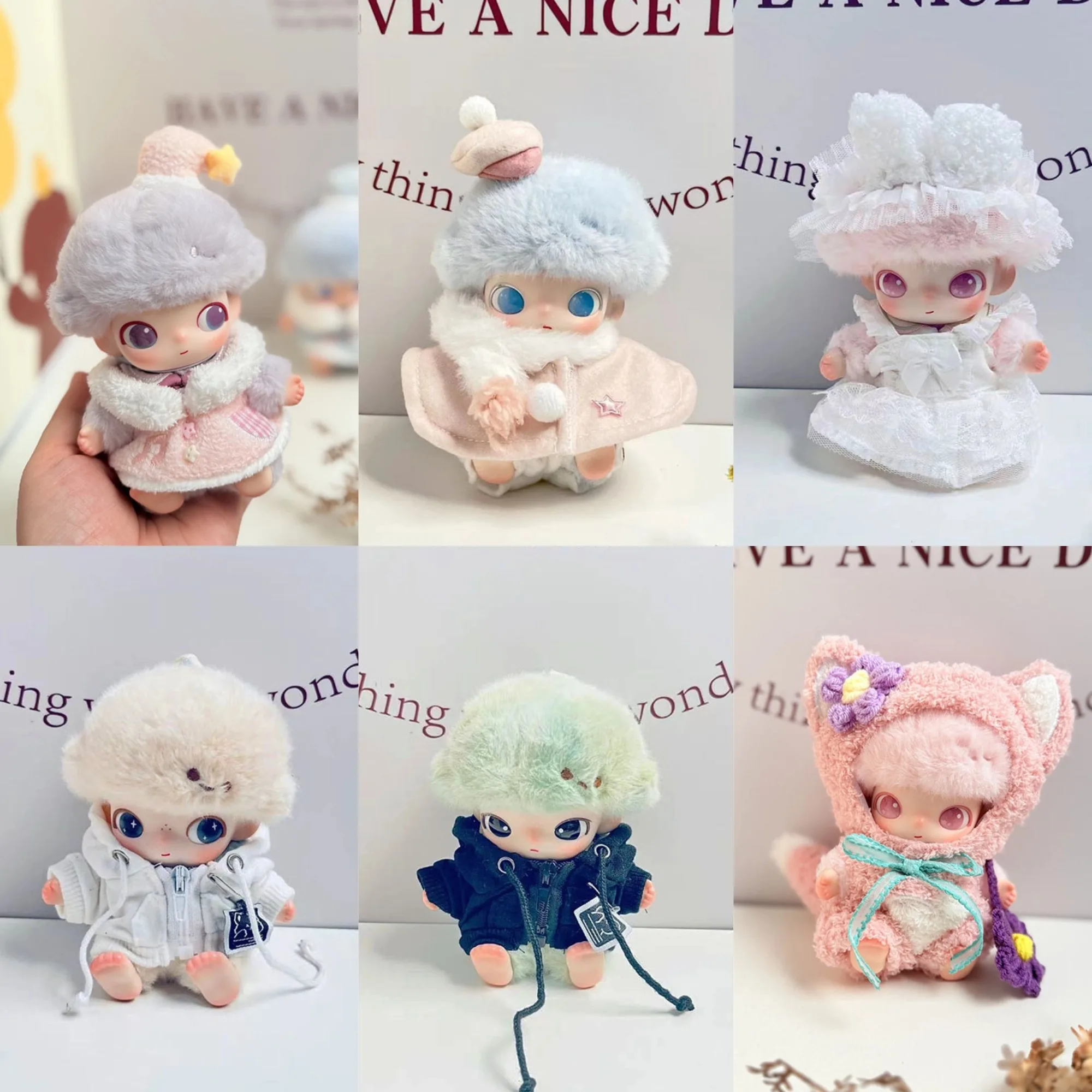 

Clothes for Dimoo Princess Dress Set Outfit Hoodie for 15cm 17cm Doll Change Clothes