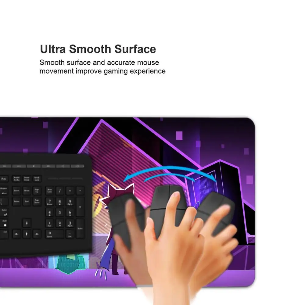 Large Mouse Pad Niko Oneshot XXL Gaming Accessories Office Gamer Keyboard Desk Mat for boy gift Non-Slip Laptop Anime Mousepad