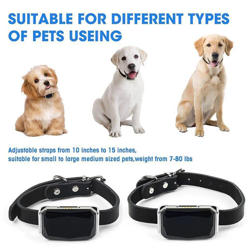 

(Limited Offer)G12 GPS Locator Universal Waterproof GPS Location Collar for Cats and Dogs Positioning Tracker Locating