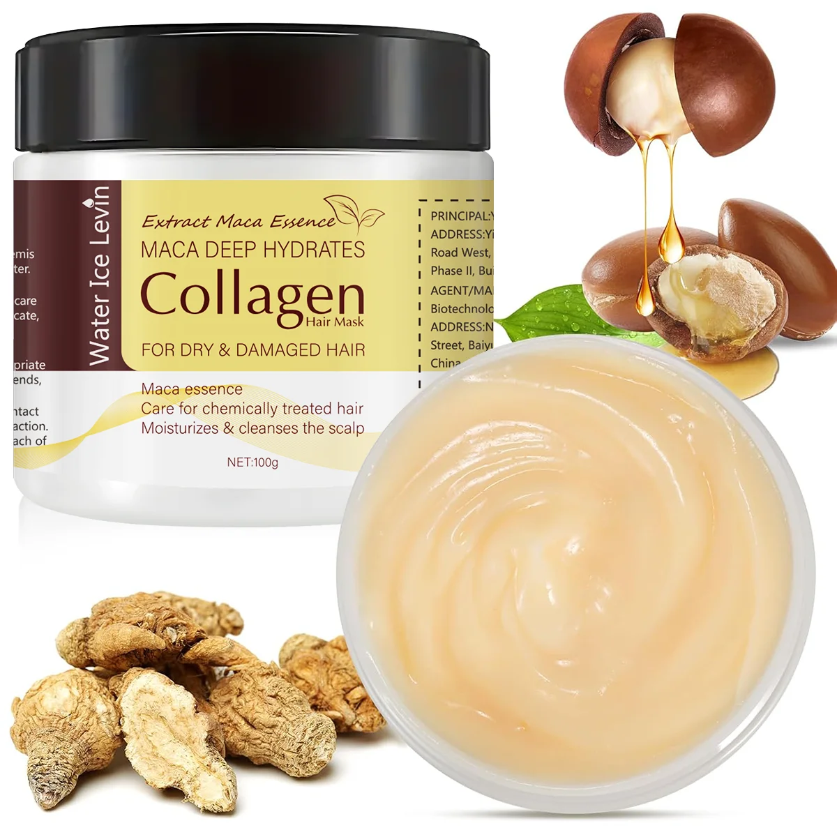 

Magic Hair Mask Contains Collagen, Keratin - Coconut Oil Deep Hair Care - Powerful Moisturizing and Hydrating - Repair Small, Sparse, Fragrile, Dry and Damaged Hair