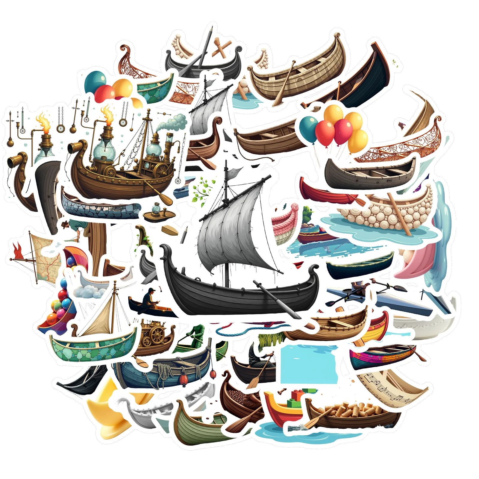 35pcs-70pcs ملصقات حية الكرتون مضحك ملصقات ملصقات لأجهزة الكمبيوتر المحمول الأمتعة كأس الهاتف المحمول DIY بها بنفسك الهاتف المحمول