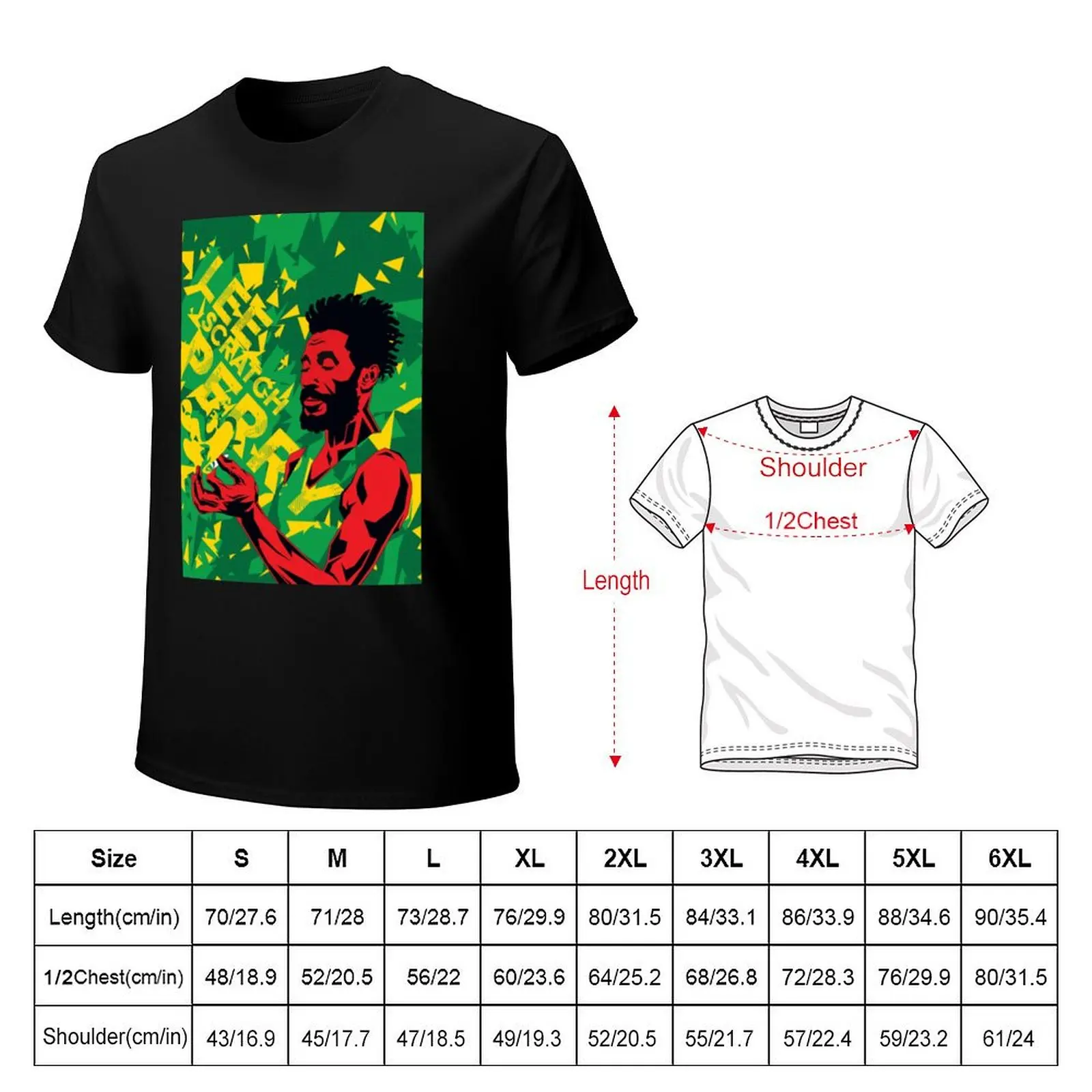 lee scratch perry T-Shirt Casual Minimalist Short Sleeve Top