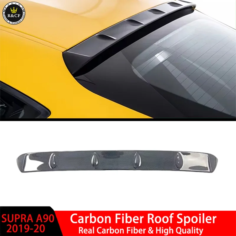 For 2019-20 Toyota Supra A90 mk5 Carbon Fiber Roof Spoiler