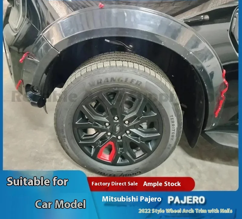 لفورد رينجر 2022 T9 حاجز صغير الحاجب عجلة قوس مع ثقب الرادار تعديل السيارة الحاجز الحرس حماية الملحقات #2