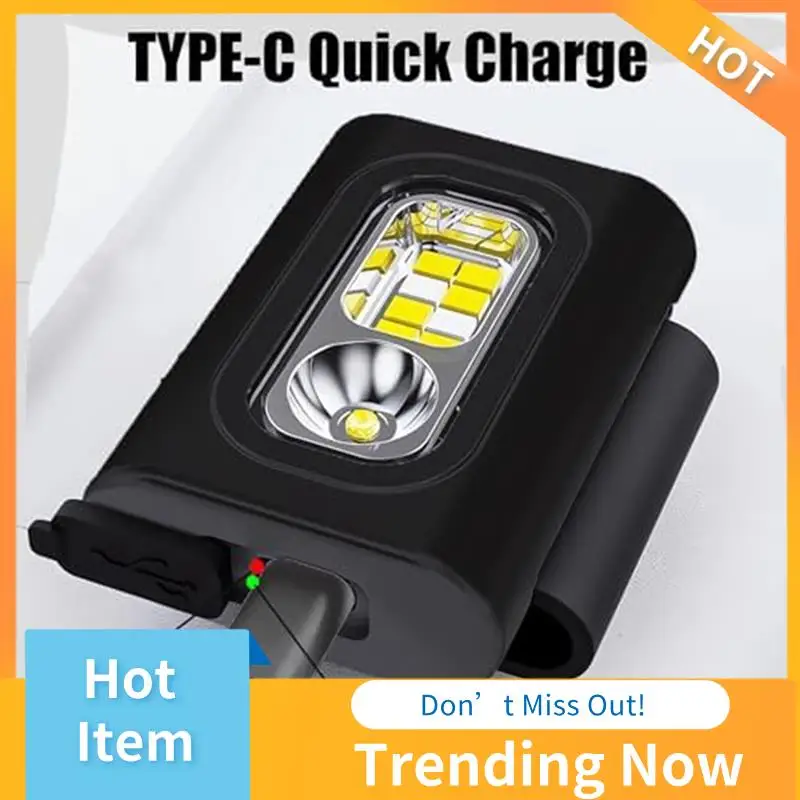 Pack Of 2 Running Light Jogging, Headlight Jogging, Strong Magnetic LED Clip Lamp,1200 Lumens Chest Lamp, For Camping Durable