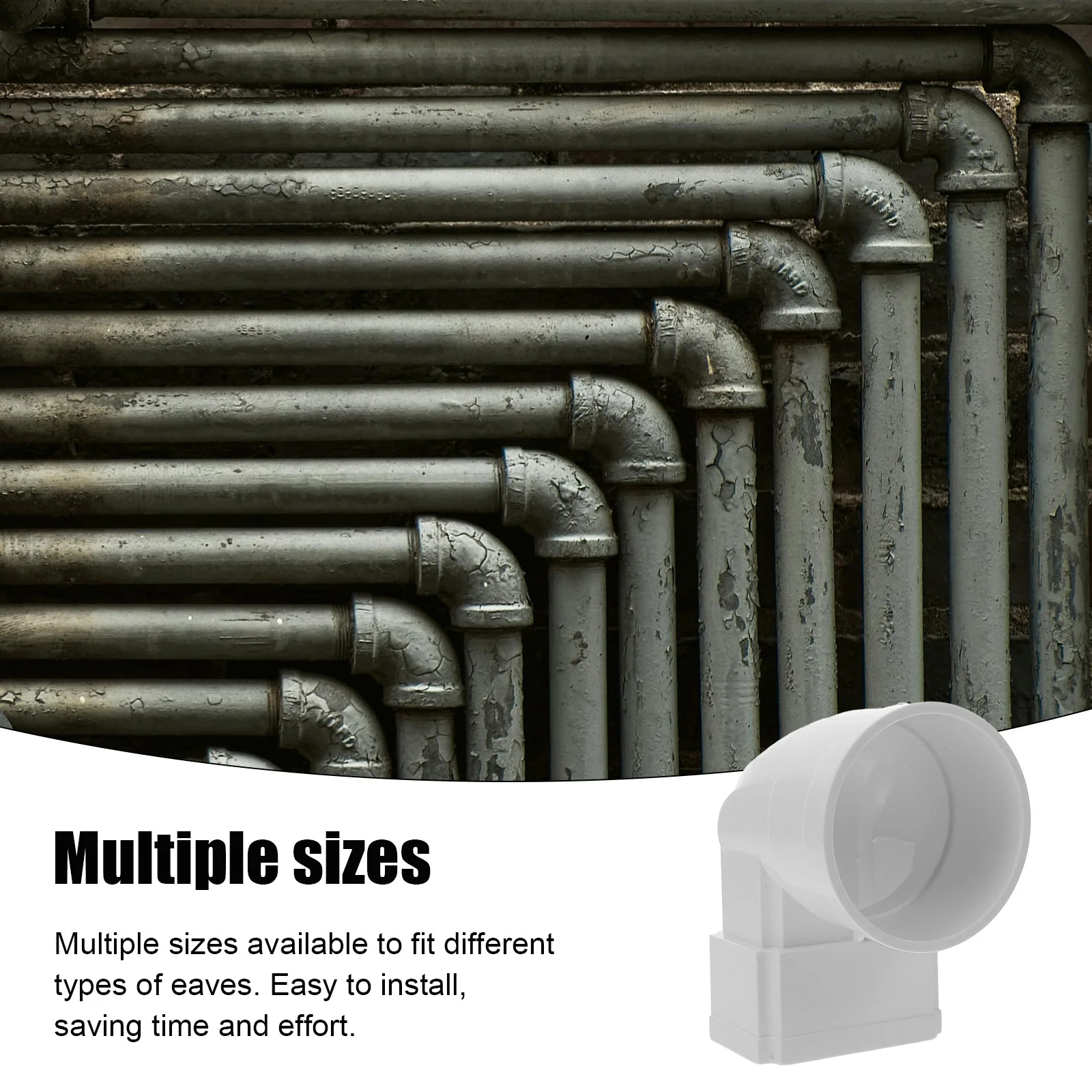Afvoerpijp Downspout Goot Universeel Voor Regenwater Drainage Deel Connector Opvangsysteem Een Fittings Dak Accessoire