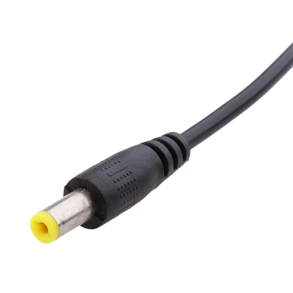 10Pcs DC 12V 5.5x2.1mm Male Connector Cable Plug Adapter Cord