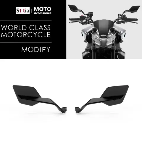 YAMAHA MT03 MT07 MT09 MT09 MT10 SP ABS MT 07 오토바이 백미러 보이지 않는 날개 조정 가능한 회전 사이드 뷰 미러
