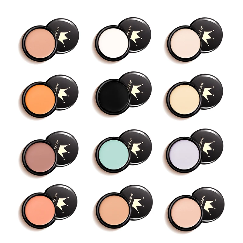 12 Colors Makeup Concealer High Coverage Concealer Cover Anti Dark Circle Freckle Long-lasting Waterproof Foundation Cosmetics