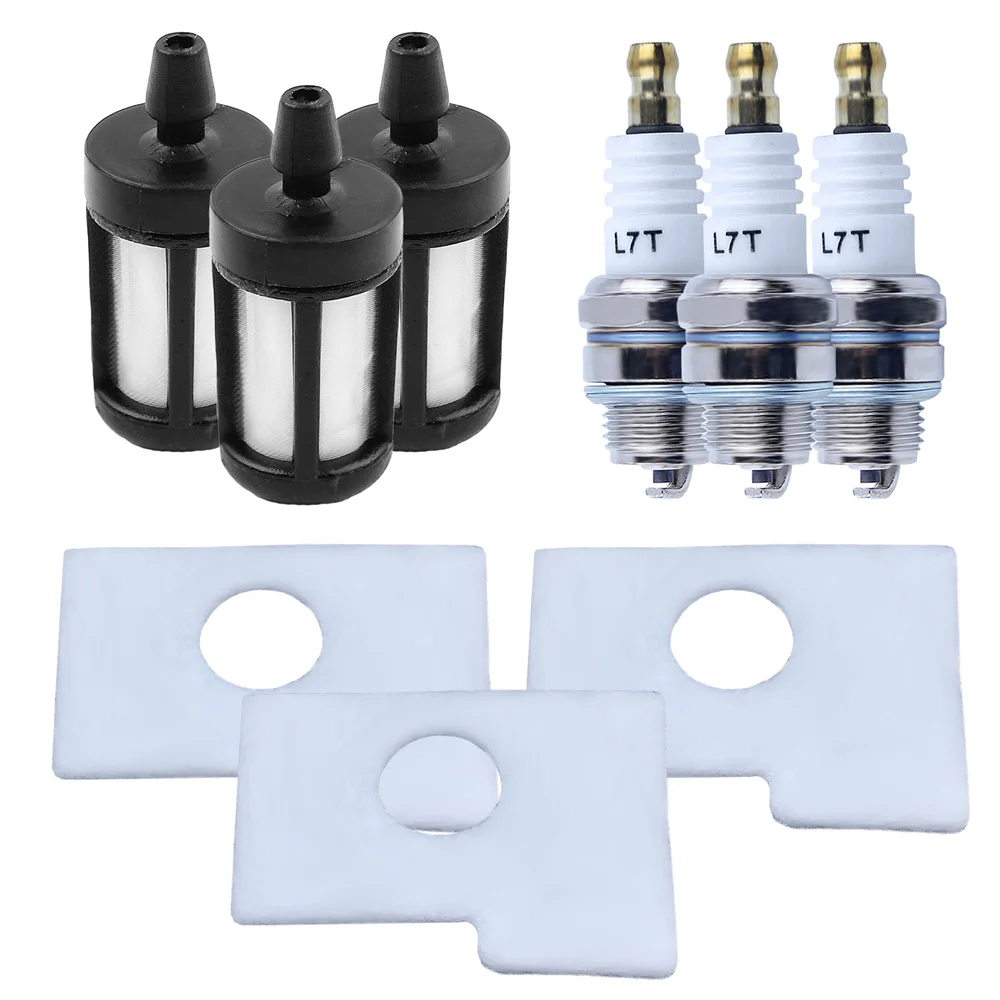 طقم شمعات الإشعال ، فلتر الهواء ، فلتر الوقود ، لـ Stihl MS180 MS170 018 017 MS 180 170 ، قطع غيار المنشار
