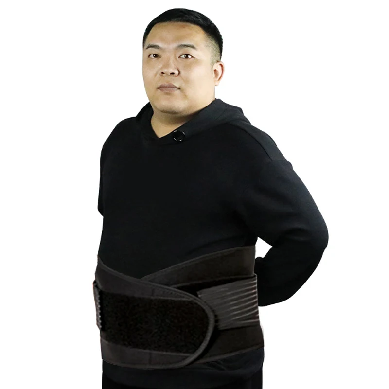 4XL 5XL 6XL Widen Support Elastic Lumbar Back Brace Belt Orthopedic Posture Corrector Waist Pain Spine Support Corset Women Men