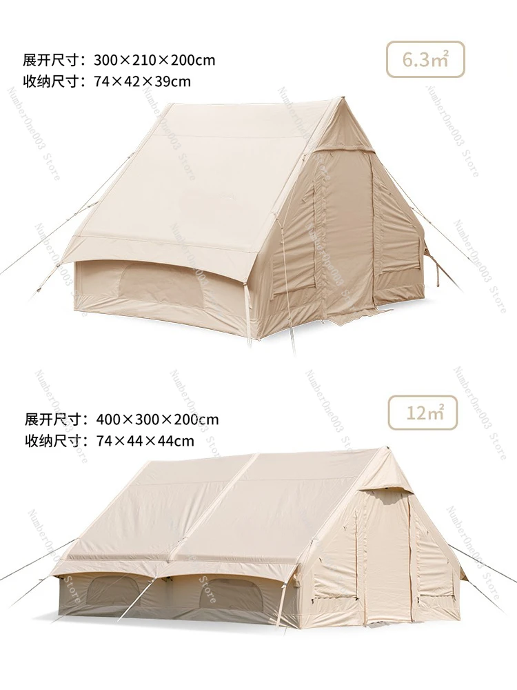 

Outdoor Camping Inflatable Tent Windproof Sunscreen and Waterproof High Quality Camping Equipment