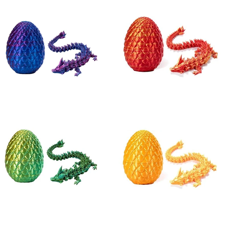 

Dragon Egg, Easter Egg,12In Dragon Toy, Dragon Eggs With Dragon Inside,3D Printed Dragon Fidget Toys