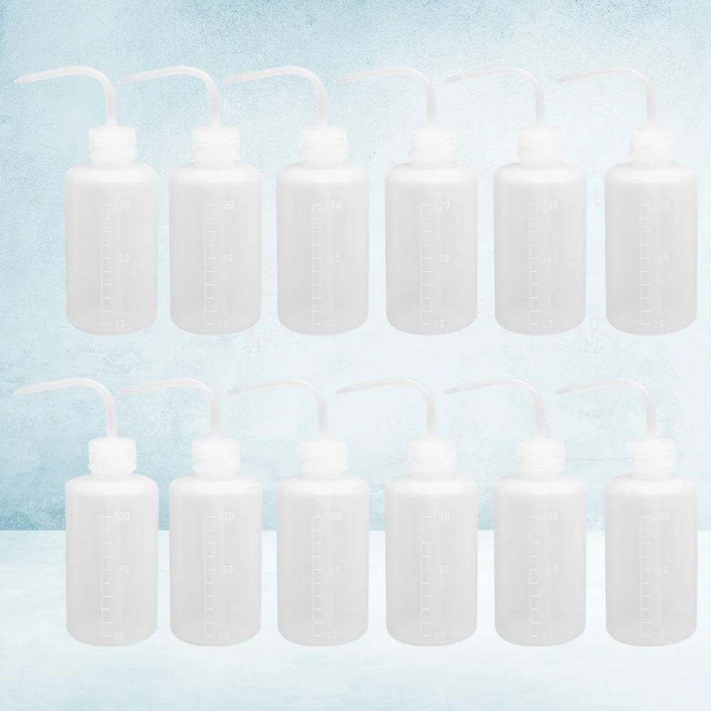 

12pcs Watering Bottle 250ml Lightweight Plant Watering Can Bending Nozzle Prevent Rotted Root Garden Tool for Indoor
