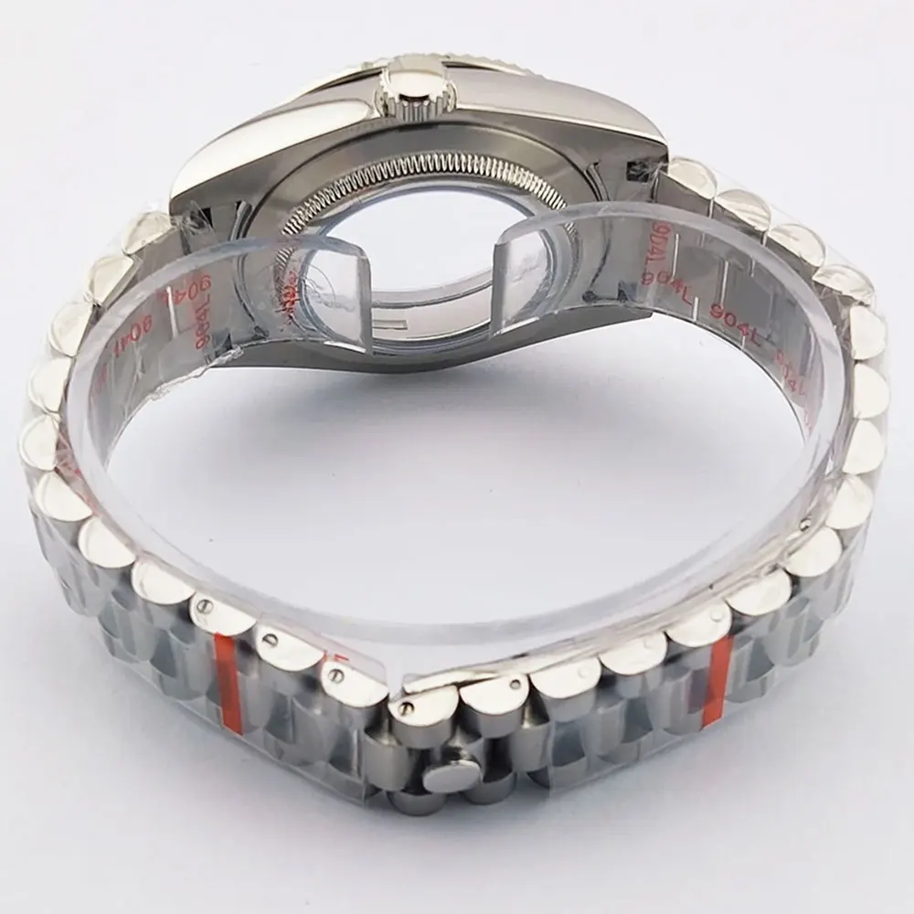 36/39/40mm men's watch case made of 8285 stainless steel and sapphire glass is suitable for Miyota8285 watch accessories