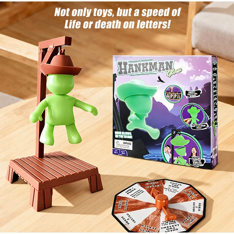 لعبة الكلمات الغامضة Hangman المغناطيسية لعبة تجميع الأسرة الغامضة لعبة عيد الميلاد أشياء غريبة لعبة كسارة الجليد
