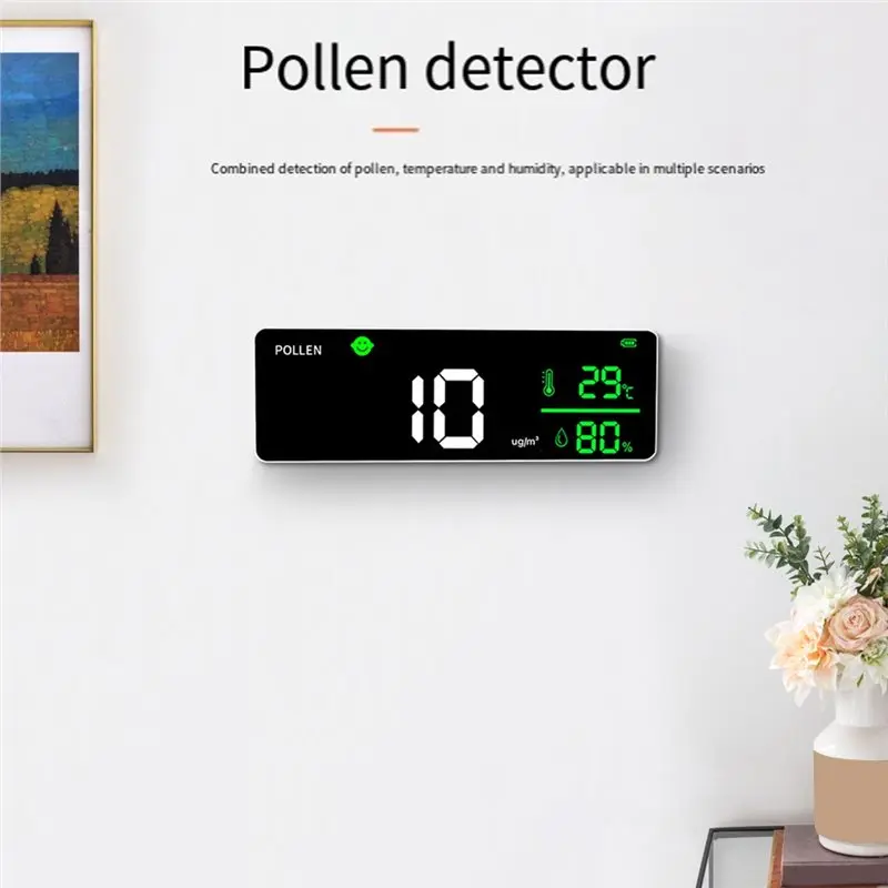 CJSD-Pollen Detector Meter Emperature Humidity Meter Pollen Measurement Temperature Humidity Meter