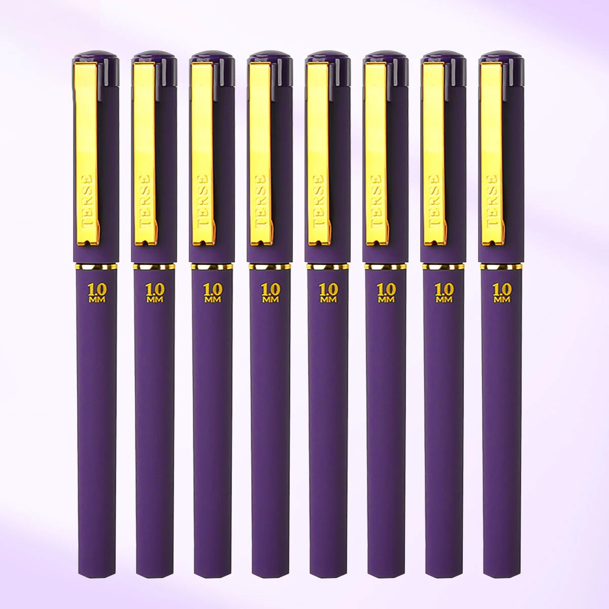 

Purple Neutral Pen + Purple Ink Refill Large capacity 1.0mm School and office hard pen calligraphy pen Back to school season