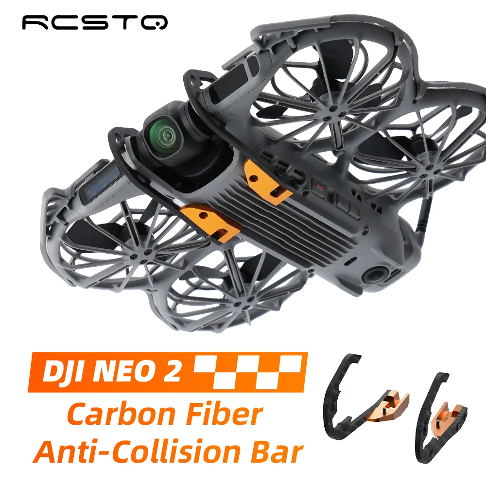 

Защитная планка из карбона для DJI Neo 2, противоударная планка для стабилизатора, защита объектива, карбоновый бампер, аксессуары для дрона Neo 2