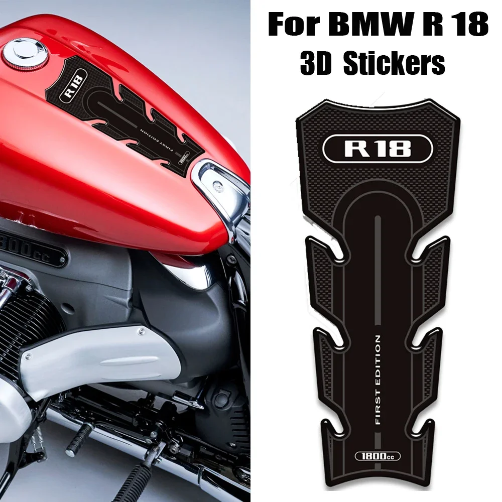 

2020 2021 2022 Motorcycle Tank Grips Pad Protector Stickers Decals Gas Fuel Oil Kit Knee For BMW R 18 R18 1800 CC 1800cc