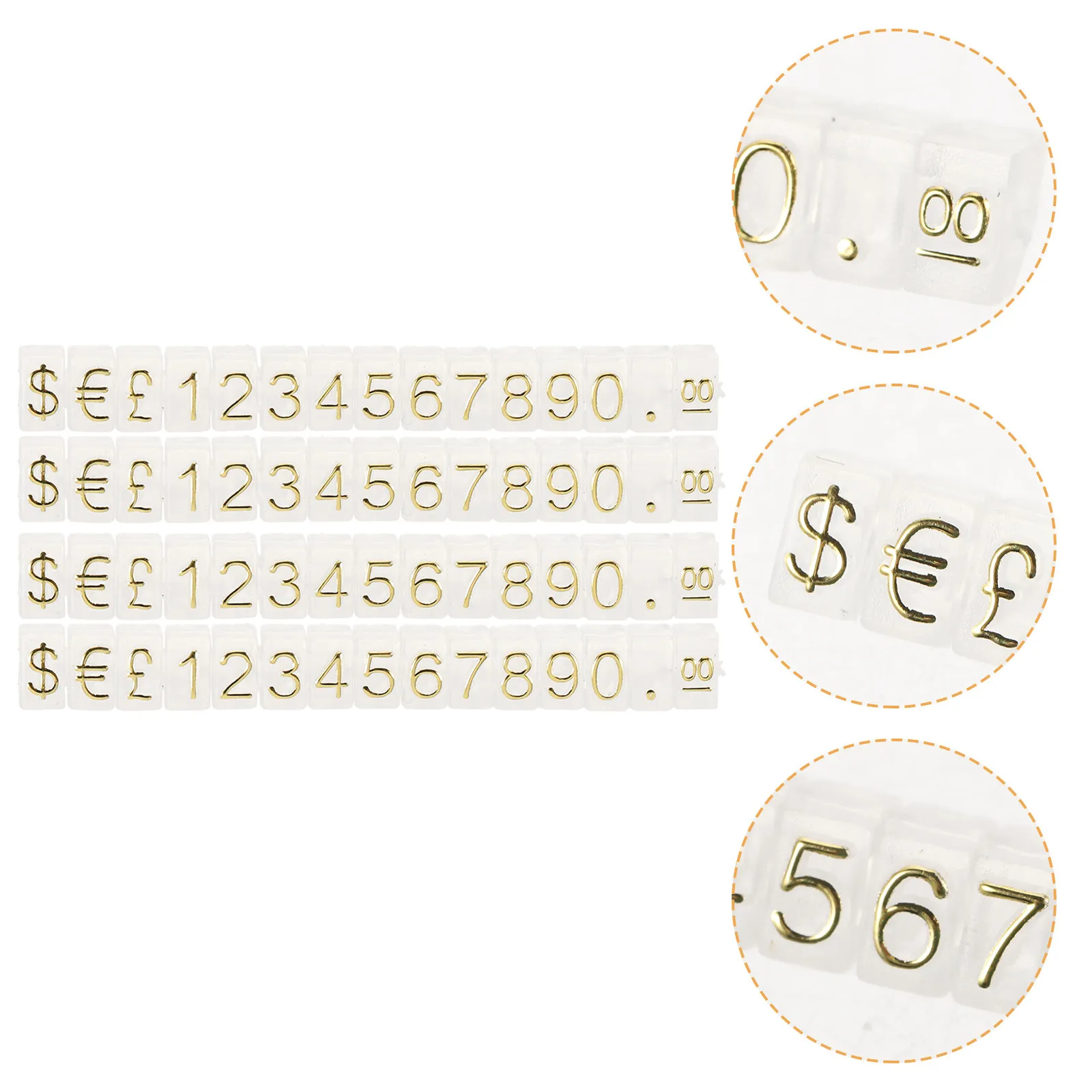 20Pcs Premium Aluminum Alloy Price Display Cube Blocks Adjustable Disassemblable Jewelry Retail Counter Price Tags for Fruits