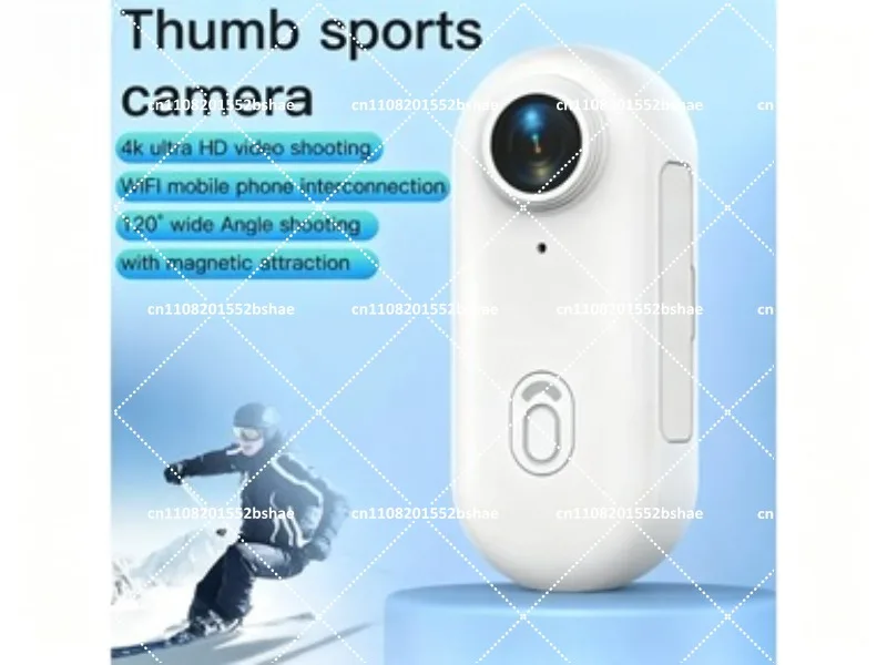 Waterproof Action Camera 4K 1080P WiFi Magnetic Mount H.265 with Removable Cover 30m Underwater Sports Cam