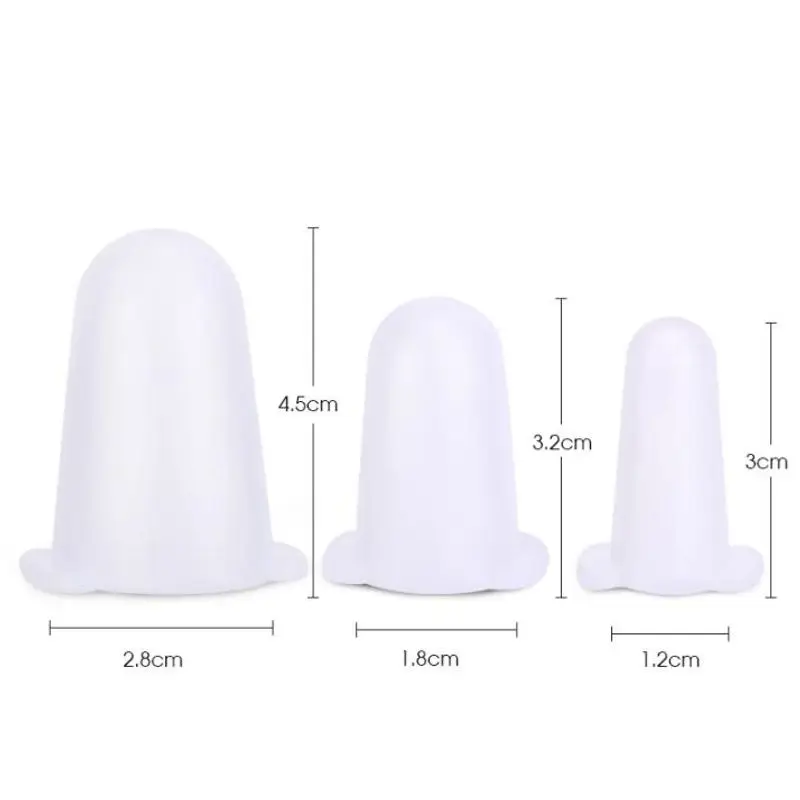 (BF06)S/M/L Silicone Piping Tip Cover Decorating Tip Pastry Bag Icing Tube Protective Cap Set Cake Sugarcraft Fondant Tool