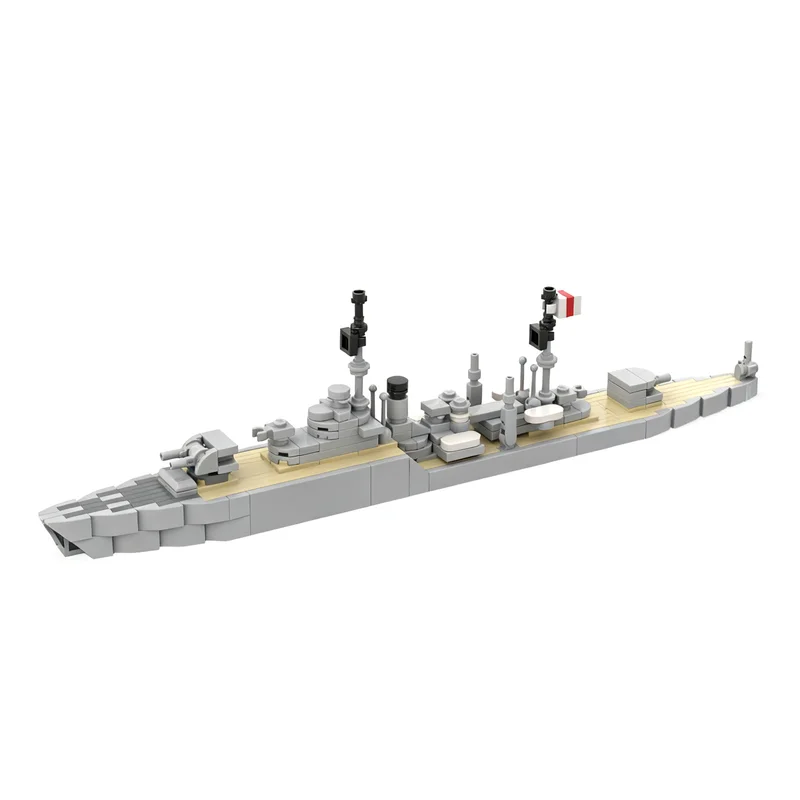 221pcs MOC Freestyle Micro IJN Hashidate Gunboat Model Building Blocks Christmas Gift Creative Decorative For Bookshelf And Home