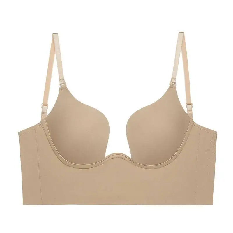 Seamless Smooth Invisible Bra Small Busts Featuring Backless Design Three Ways To Wear It Including Halter Neck Style
