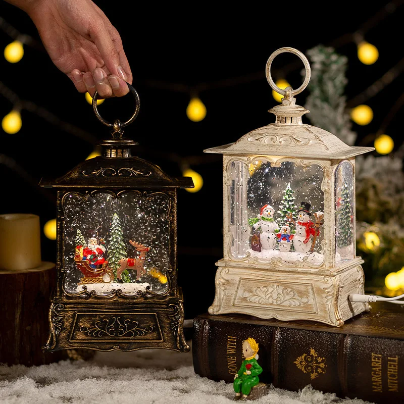 Christmas Crystal Ball Music Band Home Decoration Crafts Ornaments Christmas Unique Gifts