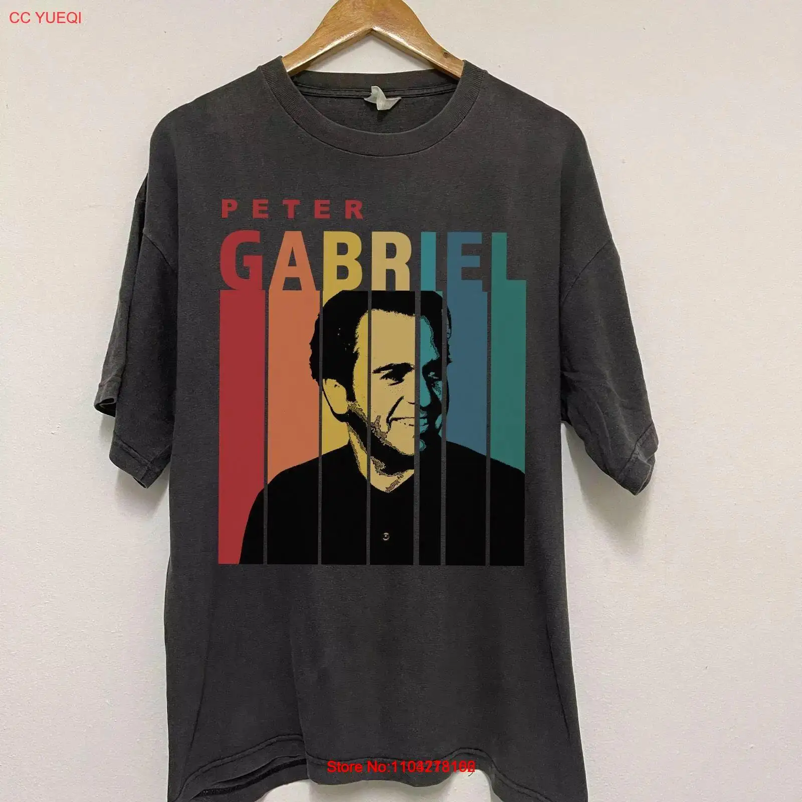 Peter Gabriel Vintage T Shirt Music Retro for Men and Women long or short sleeves