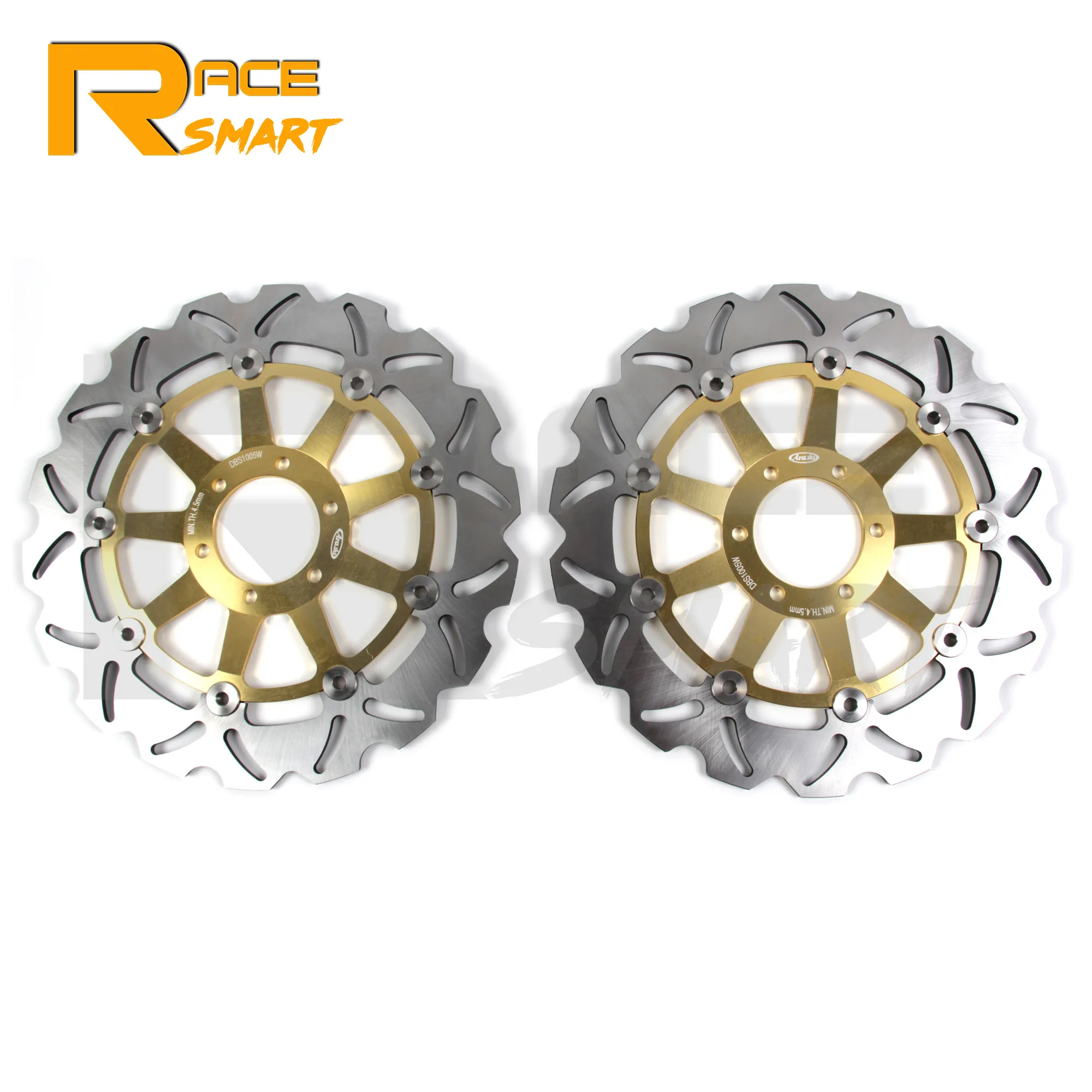 Motorcycle Front Rear Wheel Rim Floating Brake Disc For TRIUMPH Street Triple 675R 675 2009- 2012 A356/AC4CH OEM Grade Aluminum
