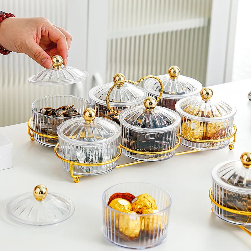 

Light - Luxury Fruit Plate, Which Can Be Used As A Dried - Fruit Storage Box, A Fruit Plate, A 2025 New - Year Candy Box