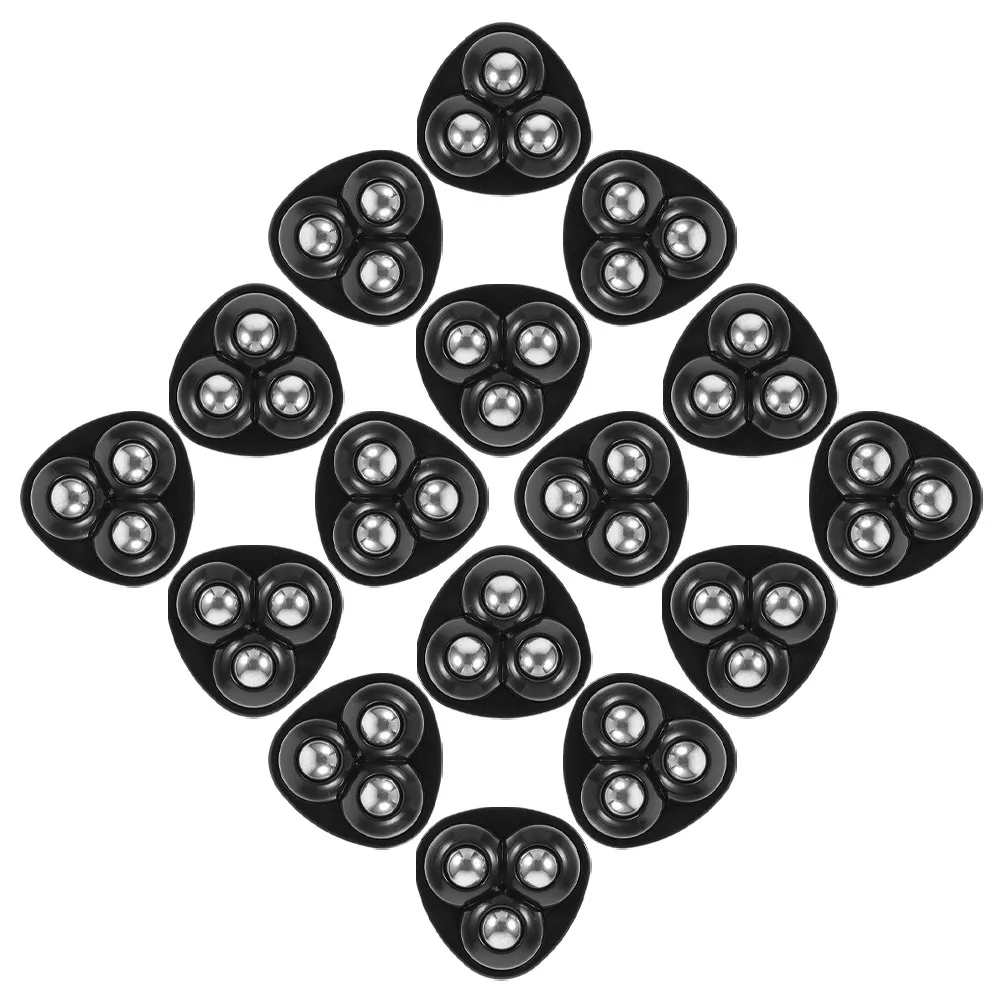 16Pcs Self-Adhesive Mini Swivel Caster Wheels 360° Quiet Rotation for Furniture, Appliances, Storage Bins & Trash Cans