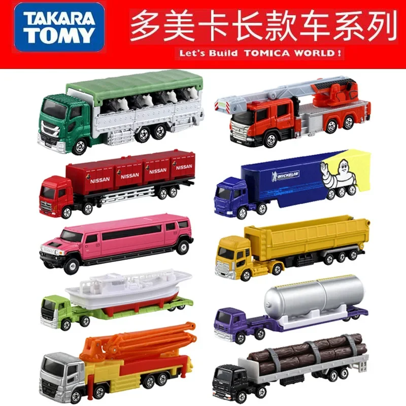 Takara Tomy Tomica Alloy Diecast Car Toys Model Large Vehicle Series Miniature Business Motor Crane Truck Bus Kids for Boys Gift