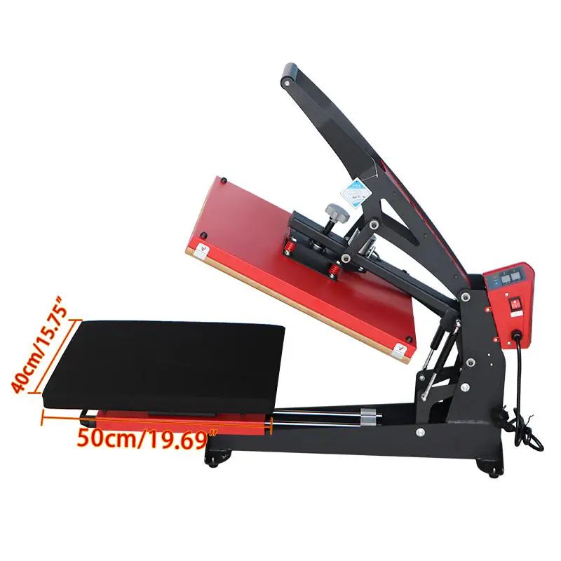 Multifunctional 40*50cm Auto Open Heat Press Machine Electric Semi-Automatic Flatbed Printer