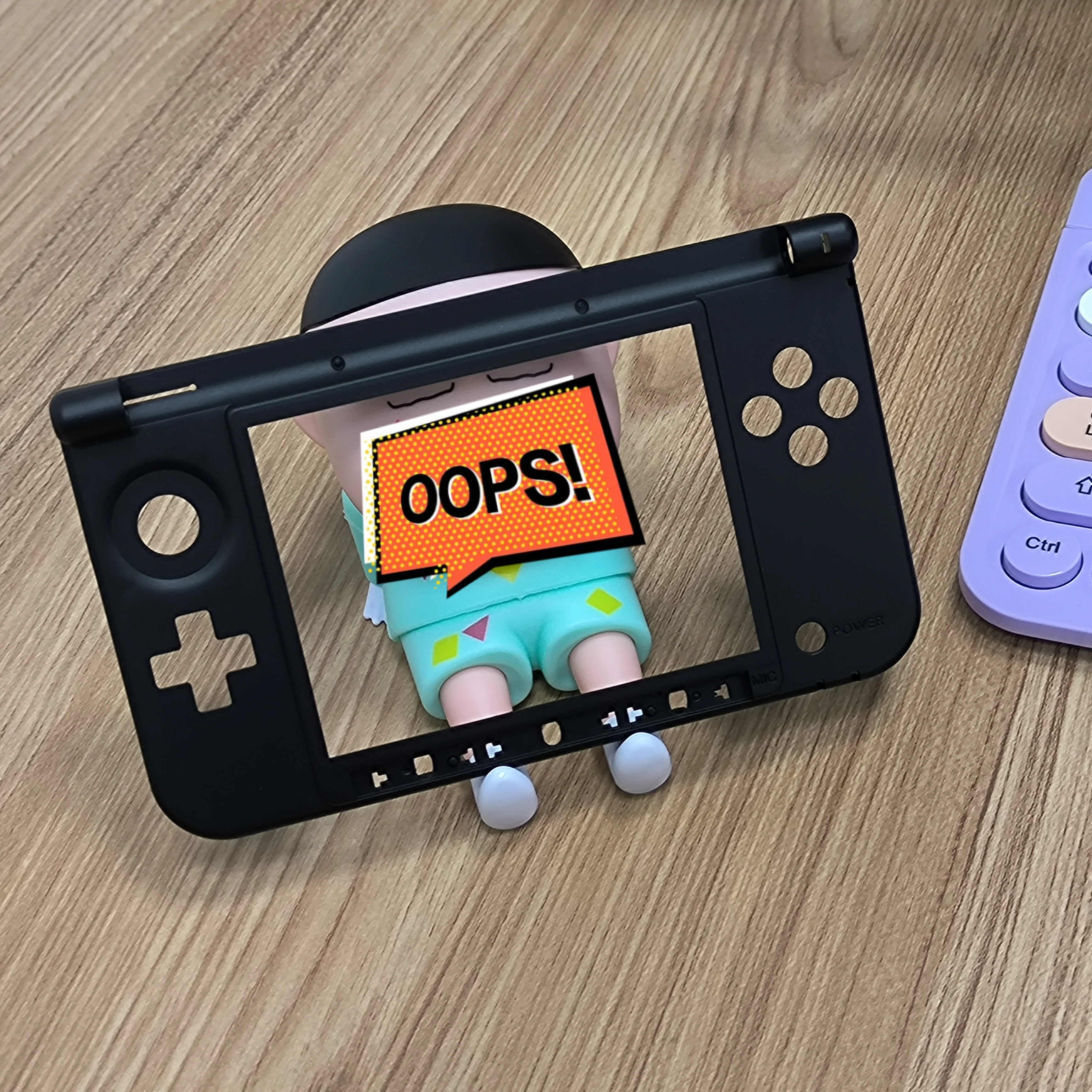 Kits de marco medio, carcasa para consola de juegos 3DS XL/LL, cubierta de carcasa media