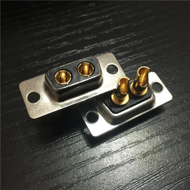 1pcs Power welding wire 2-pin female plug D-SUB high current 40A power welding wire 2W2 female plug