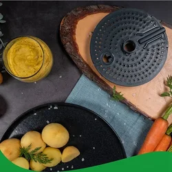 Peeler Attachment for Thermomix TM6, TM5, TM31,Potato Peeler with Plastic Grater, Carrot, Vegetables