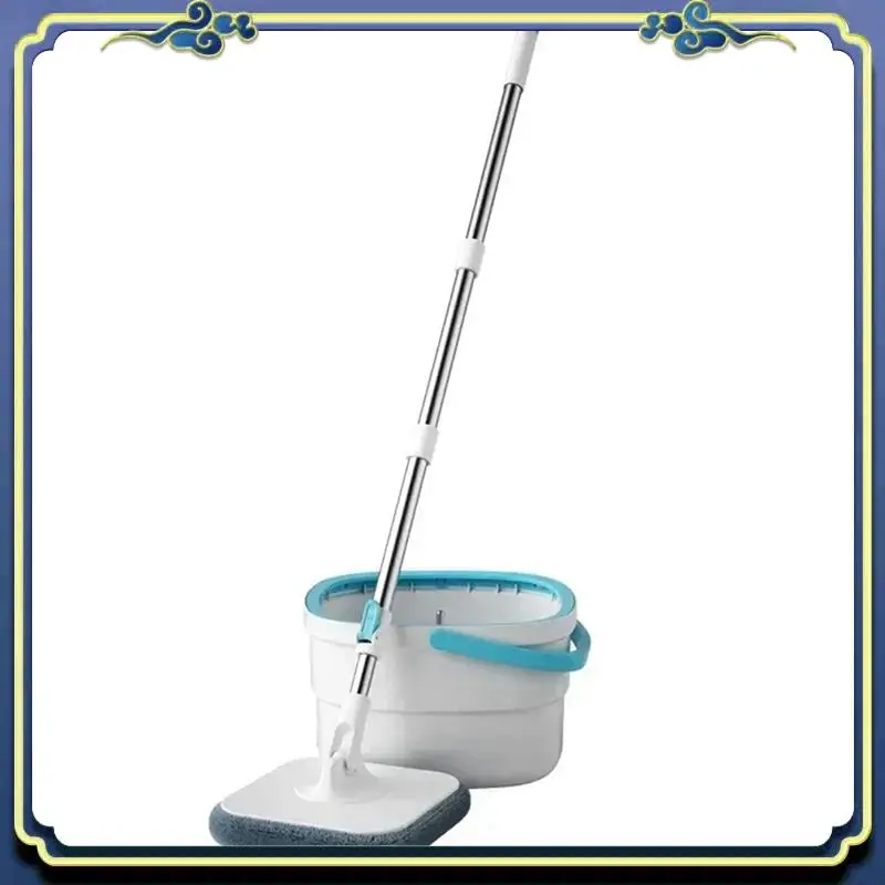 

А56П-360 ° Швабра из микрофибры с ведром для самостоятельной и сушки, не требующая мытья рук, эффективный инструмент для бытовой уборки